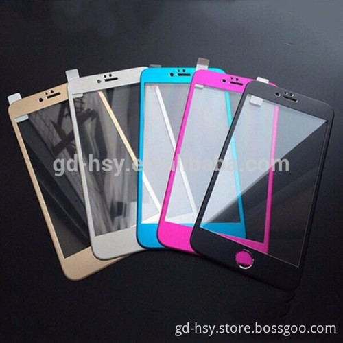 HUYSHE new arrivals titanium tempered glass screen protector for iphone 7